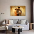 thumbnail image 5 of Abstract Art Modern Decorative Painting Warm Family Hug Framed Canvas Poster Bedroom Decor Sports Landscape Office Room Decor Gift,Frame-style,20x30inch(50x75cm), 5 of 8