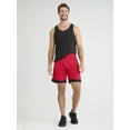 thumbnail image 2 of Russell Athletic Men's Colorblock Basketball Shorts, 8" Inseam, Sizes S-2XL, 2 of 5