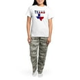 thumbnail image 4 of CafePress - Flag Map With Texas Women's Light Pajamas - Women's Short Sleeve Print T-Shirt and Pants Light Cotton Pajama Set, 4 of 7