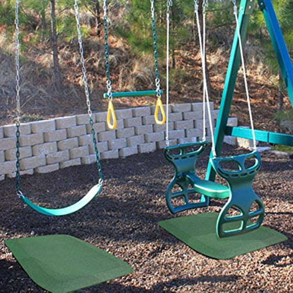 1.5 Inch Fanny Pads - RED Rubber Wear Mats (Set of 2)