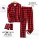 thumbnail image 1 of Conjunto de Pijama de franela de punto para mujer, pantalones largos de manga larga, ropa de dormir cálida para Otoño e Invierno, 1 of 4