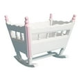 thumbnail image 6 of IDEANATEGRATE Dollhouse Nursery Furniture Mini Bassinet White Cloth 1Pack, 6 of 8