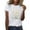 #07 White, variant on Busydd Summer Tops for Women Trendy Sunflower Graphic Tees Comfortable Breathable Cotton Tshirts Shirts for Women Casual Round Neck Short Sleeve Going Out Tops S
