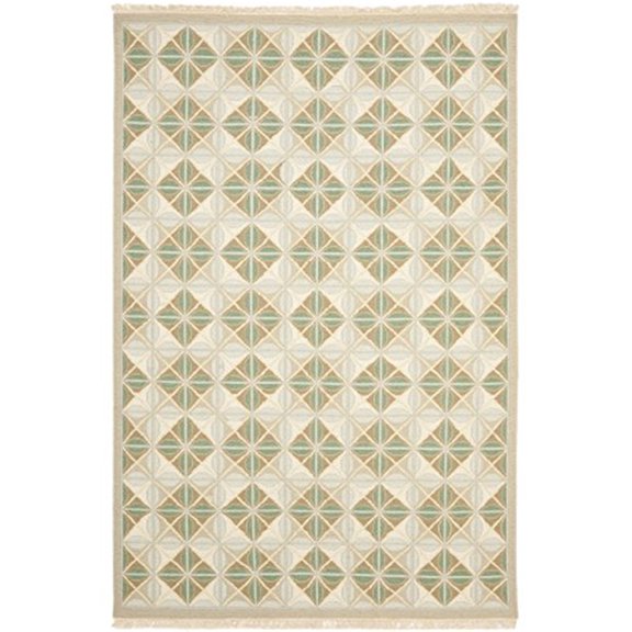 New Rug Collections SUM422A-9-Color:Blue/Beige,Design:Contemporary,Shape:Large Rectangle,Size:12'L x 9'W