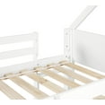 thumbnail image 4 of Lodgepole Kid's Twin Over Twin A-Frame Bunk Bed with Built-In Ladder, White, 4 of 11