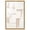 Gold Frame, variant on Plastered Planes II Framed High-Gloss Acrylic Glass Wall Art Textured Boho Art by Art Remedy, White Frame, 10 x 15