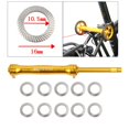 thumbnail image 1 of Barra de extensión de rueda fácil para bicicleta plegable para extensión dorada Macarena Espaciador de rueda Easy para bicicleta plegable, 1 of 8
