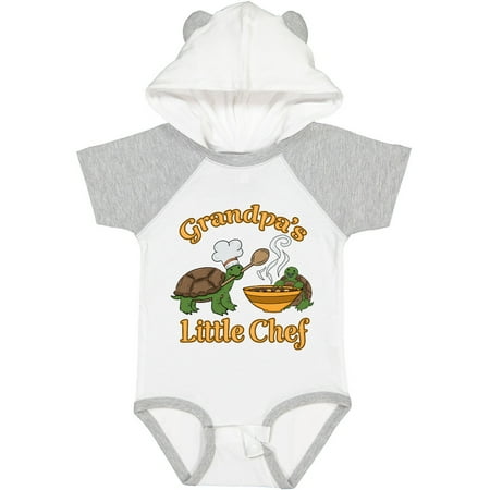 

Inktastic Grandpa s Little Chef with Cute Turtles Gift Baby Boy or Baby Girl Bodysuit