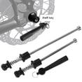 thumbnail image 1 of Bike Anti Theft Skewer Wheel Locking Security Skewers Set Secure Lock Bike Quick Release Skewer, Outdoor For Repair Shop, 1 of 8