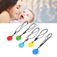 thumbnail image 4 of Teething Toys, Round Shape Skull Pattern BPA PVC Free Baby Chew Toy 5 Color  For Outdoor, 4 of 8