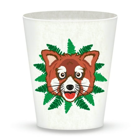 

Ecoware Beaker - Red Panda from Deluxebase. Animal dinnerware eco-friendly tumbler for kids made from bamboo and bio-based materials