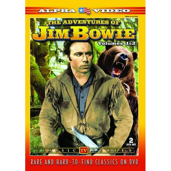 The Adventures of Jim Bowie: Volume 1-2 (DVD), Alpha Video, Action & Adventure