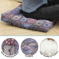 thumbnail image 5 of Dutch Velvet Meditation Floor Pillow 22 Inch, Boho Square Cushion for Floor Yoga and Indoor Relaxation, 5 of 7