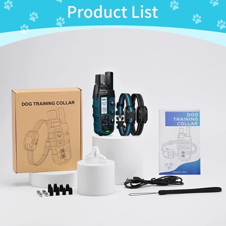 Adjustable Training Collar with Remote Control for Dogs