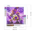thumbnail image 2 of Peinture diamant 5D à faire soi-même, perceuse ronde complète, tournesol Gnome, Kit de décoration d'intérieur, 30x30cm, 2 of 9