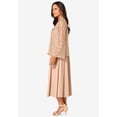 thumbnail image 3 of Roaman's Women's Plus Size Glitter & Lace Jacket Dress Set, 3 of 4
