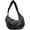 Black, variant on HMSHA Dumpling Bag Nylon Crossbody Bag for Women Men Hobo Sling Bag Purse Fashion Crescent Shoulder Bag