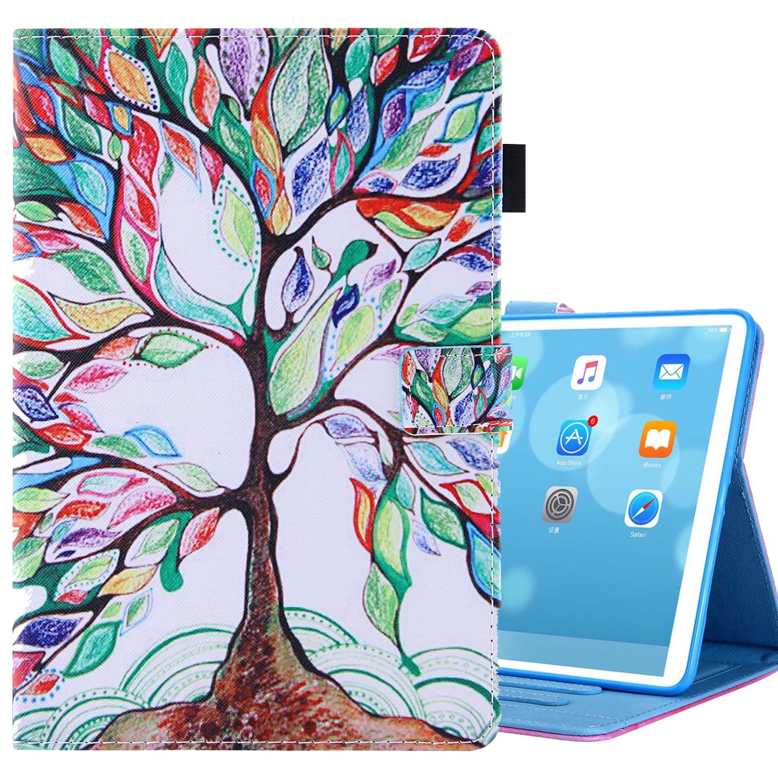 Allytech iPad mini 6 Case, iPad Mini 6 Flip Case 8.3", PU Leather Smart Cover Auto Sleep Wake