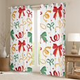 thumbnail image 2 of Feelyou Vintage Princess Bow-tie Blackout Curtains Set of 2 (52x84 Each) for Kids, Colorful Polkadots Window Curtains, Cartoon Butterfly Knot Curtains and Drapes, Blackout Curtains Bedroom Decor, 2 of 6