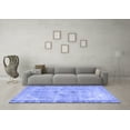 thumbnail image 3 of Ahgly Company Indoor Square Persian Blue Traditional Area Rugs, 3' Square, 3 of 4