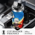 thumbnail image 3 of Beyblade Burst 40oz StrawSip Double-Wall Insulated Stainless Steel Tumbler with Handle Car Cup Water Bottle Gifts, 3 of 8