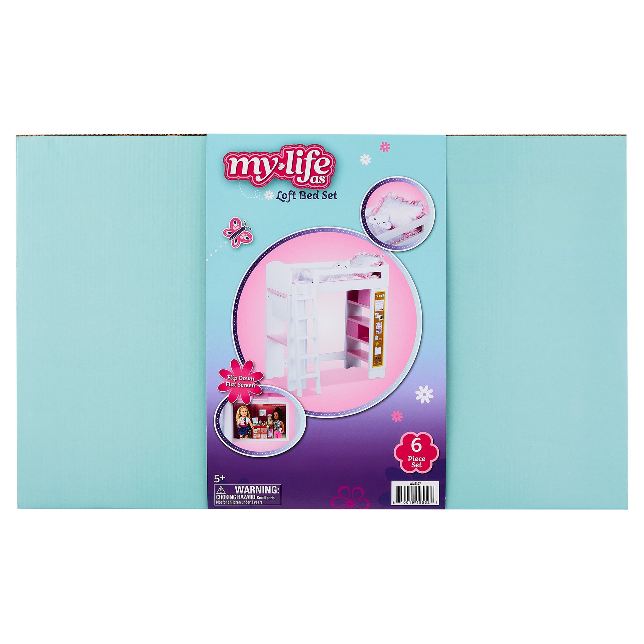 My Life As Loft Bed Play Set For 18-Inch Dolls With Accessories
