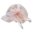 thumbnail image 5 of YSNOOWE Cute Pink Lace Bucket Hat for Toddlers Sun Protection and Decor, 5 of 5