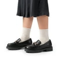 thumbnail image 5 of DREAM PAIRS Girls’ Chunky Platform Slip-On Loafers School & Dress Shoes, 5 of 7