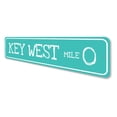 thumbnail image 4 of Key West Mile Marker Novelty Decor, Metal Wall Sign - 4x18 Inches, 4 of 4