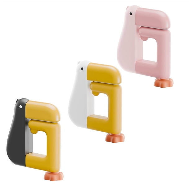 Gancho Plegable Antideslizante y Desmontable con Forma de Pato para Mesa - Percha y Abrazadera para Bolsos Sin Taladro