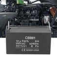 thumbnail image 3 of Condensador De CA De 12UF 350V, Arranque De Generador De Gasolina Con Carcasa De Plástico CBB61 Y Condensador De Motor De Ventilador Para Una Instalación Conveniente, 3 of 7