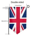 thumbnail image 3 of Garden Flag Union-Jack Flag Double Sided Small Yard Holiday Garden Flag for Outside Decor 12.5x18 Inch Sharp Corner, 3 of 7