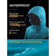thumbnail image 4 of OutPro Womens Ski Jacket 3 in 1 Waterproof Winter Coat Fleece Windproof Snow Windbreaker,Blue,XXXL, 4 of 11