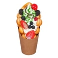 thumbnail image 3 of 1pcs Simulation Faux Egg Hongkong Model Display Sample Dessert Fake Pu Maker Bubble Waffle Food Chocolate Oreo Ice Cream Decor, 3 of 9