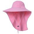 thumbnail image 2 of Men'S and Women'S Summer Quick Drying Outdoor Fishing Bucket Beach Visor Hat Neck Guard Big Head Girth Fisherman'S Hat Breathable Quick Drying Visor Sun Hat Sun Hat, 2 of 3