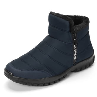 Men Snow Boots Warm Ankle Boots Fur Lined Water Resistant  display picture 1
