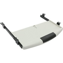 EXHUMKY Under Desk Sliding Drawer 1Pcs in Grey for Keyboard Storage