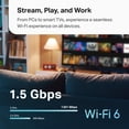 thumbnail image 3 of Wi-Fi System TP-Link Deco X15 AX1500 WiFi 6 Mesh 2-Pack, 3 of 7