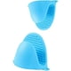 thumbnail image 1 of Oven mitt, heat-resistant silicone oven gloves for kitchen, heat resistant, blue, 2 pieces., 1 of 5