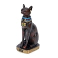 thumbnail image 3 of Estatua de la diosa gata Bastet, escultura antigua de animal, adorno, figura coleccionable Rojo, 3 of 9
