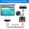 thumbnail image 4 of 6X Analog to Digital Audio Converter to Optical with Optical Cable Audio Digital Toslink and Coaxial Audio Adapter,6 x converter 6 x optical cable 6 x USB cable,Black grey, 4 of 8