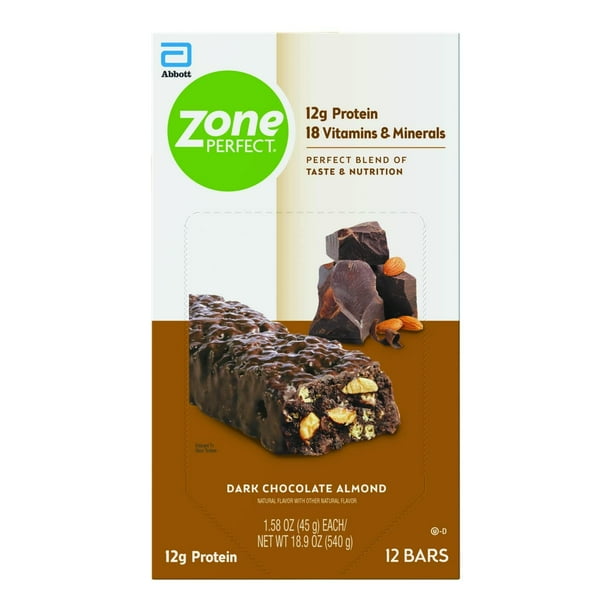 Zone Perfect Protein Bars 12g of Protein Nutrition Bars With Vitamins