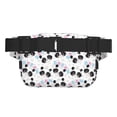 thumbnail image 3 of Picia Panda Bear1 Print Square Double-Layer Waist Bag Mini Adjustable Waist Belt Bag Exercise Running Travel Hiking, 3 of 9