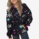 thumbnail image 1 of Sudadera con capucha para niñas y niños, sudadera de manga larga con cuello redondo y estampado de moda, jersey con bolsillo, sudadera de poliéster para niñas, 1 of 8