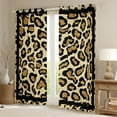 thumbnail image 2 of Manfei Fashion Leopard Print Curtains Pack of 2 (42x84 Each), Cheetah Animal Curtains Blackout, Teen Kid Adult Female Bedroom Curtains, Curtains and Drapes Bedroom Decor, 2 of 6
