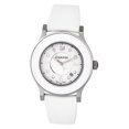 thumbnail image 1 of Swarovski Octea Classica Stainless Steel Date White Rubber Womens Watch 5099356, 1 of 4