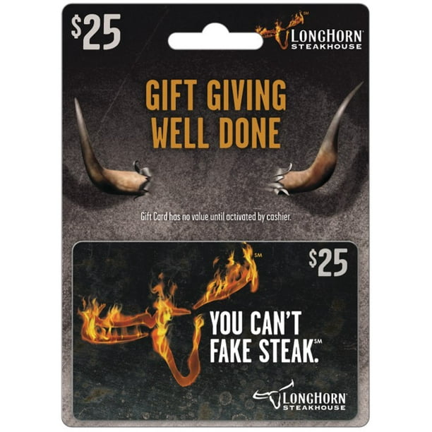 Longhorn Steakhouse® 25 Gift Card