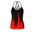 thumbnail image 2 of Aayomet Women'S Summer Tank Top Women's Summer Sleeveless Chiffon Blouse Business Casual Tank Flowy Tops for Women,Red XL, 2 of 4