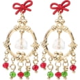 thumbnail image 2 of Here's a refined and engaging product description for your **Christmas Bell Earrings**:\n\n \n\n🎄 **Christmas Bell Earrings for Women – Festive Elegance, 2 of 5