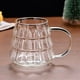 thumbnail image 4 of Tazas transparentes con asas, navideñas, de vidrio, para café, hielo, americano, leche, para el hogar, vaso de vidrio, 4 of 6